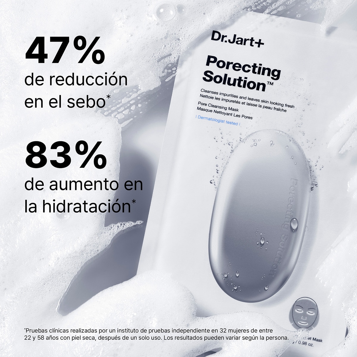 DERMASK™ PORECTING SOLUTION FACE MASK (MASCARILLA FACIAL)